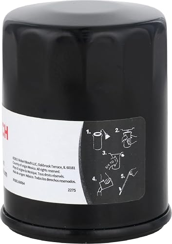Bosch Filtro de Aceite Premium FILTECH 3323, Negro | Negro, vehículos Acura, Honda, Nissan