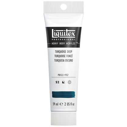 Liquitex Heavy Body pintura acrílica Brilliant Purple 59 ml - Azul (Turquoise Deep 561)