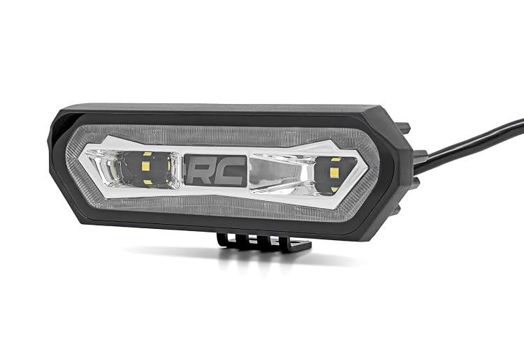 Rough Country 70708 Luz LED Multifuncional para Persecución, 5 Modos, Cromado