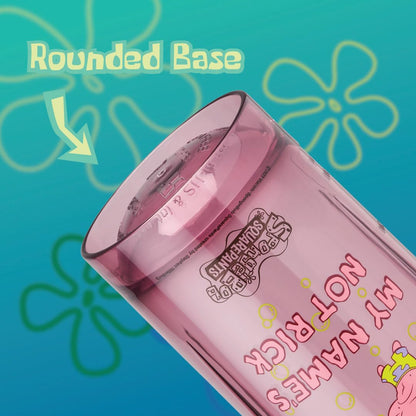 BlenderBottle Pro Series Spongebob - Botella mezcladora para batidos de proteína y preentrenamiento, 828 ml, color rojo, “My name’s not Rick”