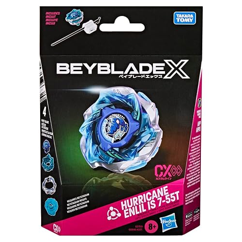 Beyblade Trompo X Kit Inicial Hurricane Enlil IS 7-55T CX Infinity