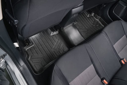 SMARTLINER - Juego de 2 hileras de Alfombrillas de Ajuste Personalizado para Todo Tipo de Clima, Compatible con Nissan Sentra 2022-2024 (Solo Compatible con Modelos Sedan) Nissan Sentra 2022-2025