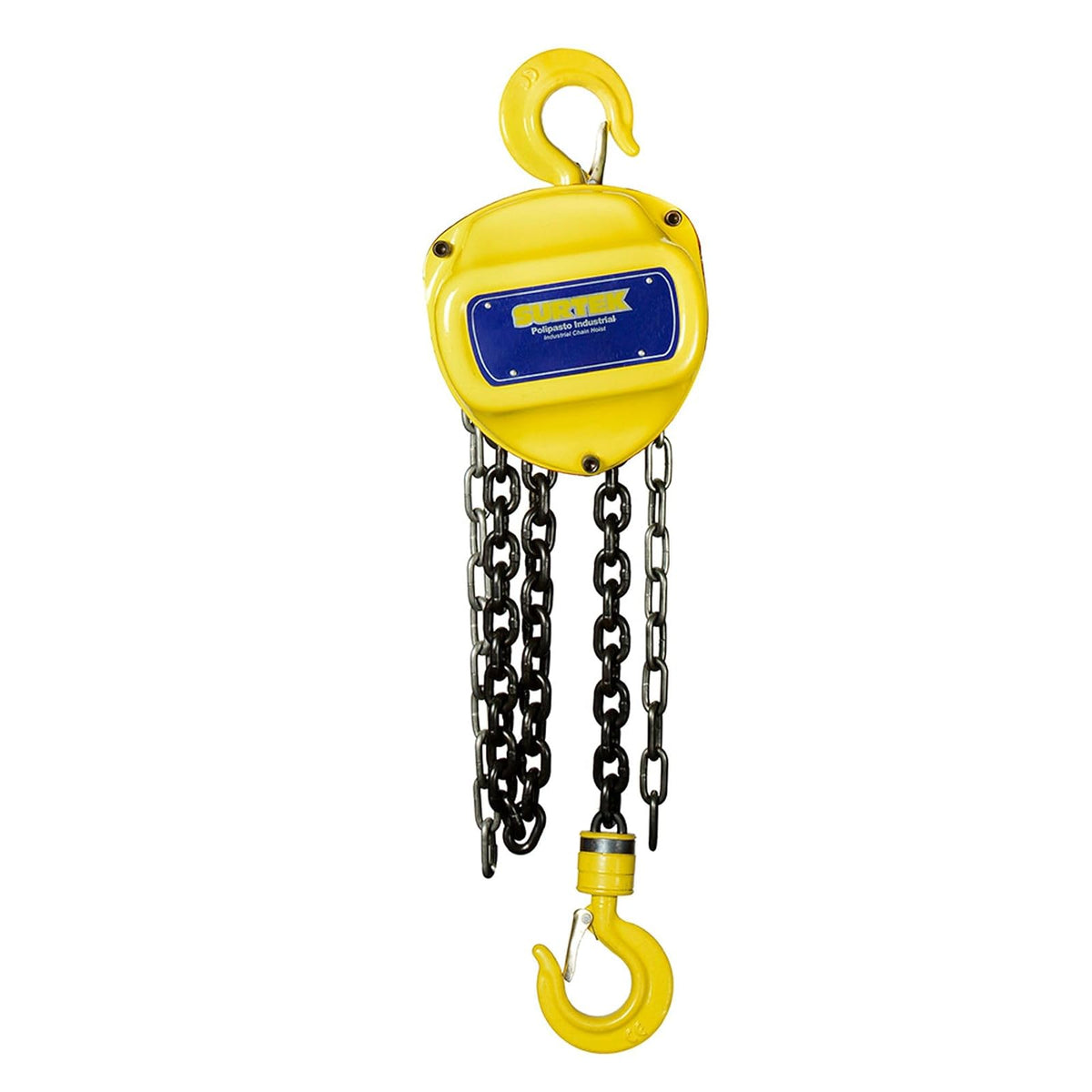 Surtek POLAC3A Polipasto manual 2 ramales 2 ton, cadena 3 m
