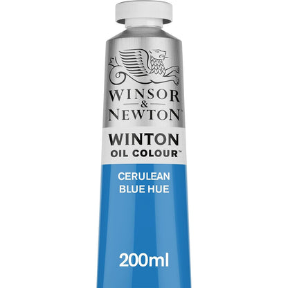 Winsor & Newton Winton Pintura de Óleo 200 ml - Azul (Cerulean Blue Hue 138)