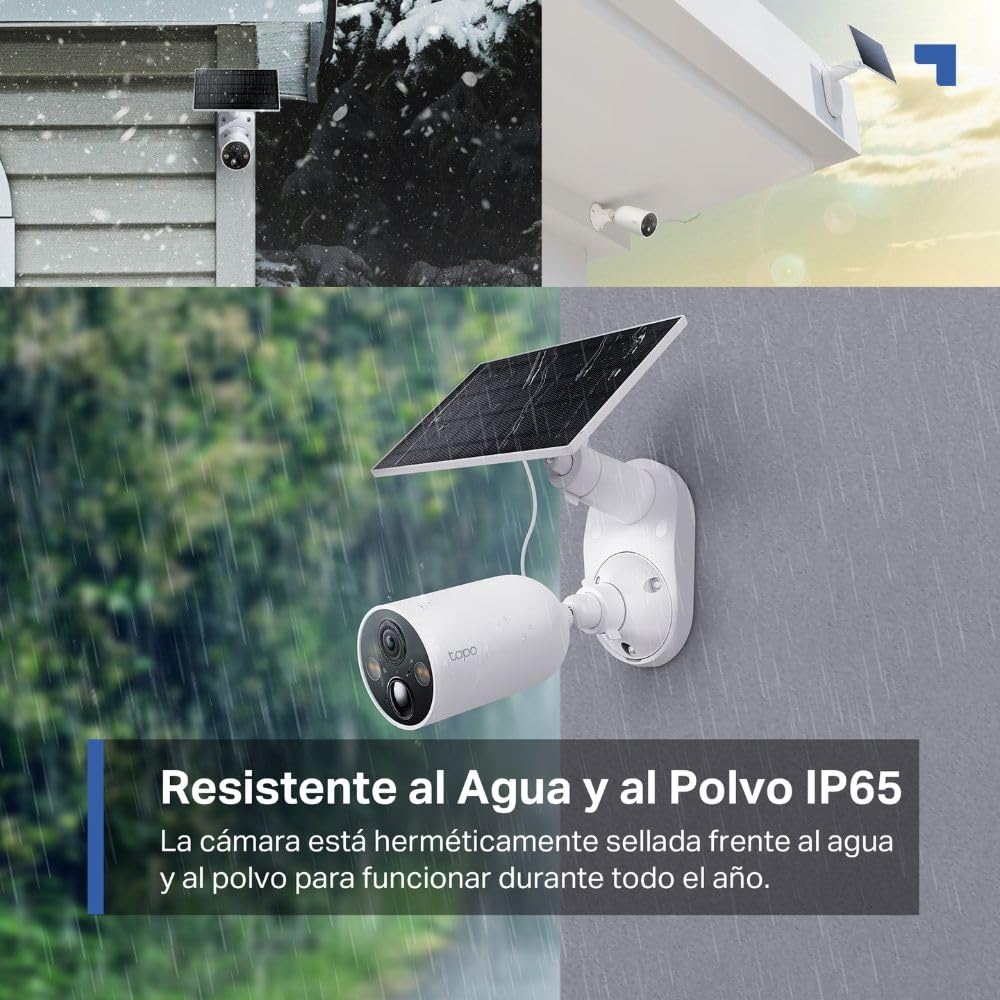 TP-Link Tapo TC85 Kit Kit de cámara de Seguridad con Panel Solar
