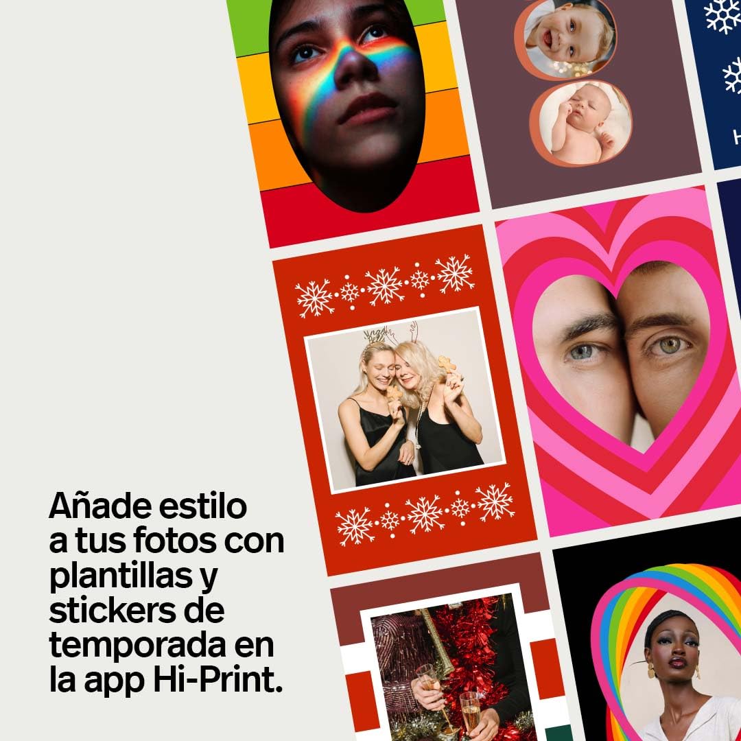 Polaroid Hi-Print Bluetooth 4x6 Impresora fotográfica (Solo Impresora, Papel se Vende por Separado) (9164)