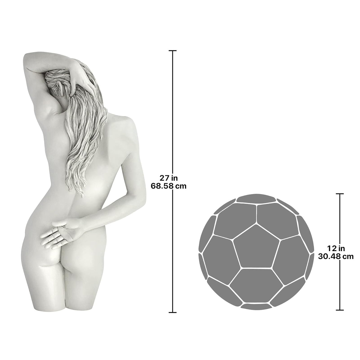 Valor propuesto: Design Toscano - Sweet Surrender, escultura de pared, piedra antigua