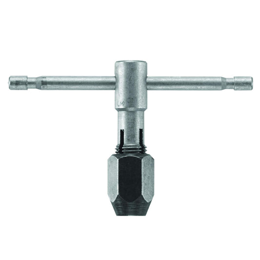 BOSCH BTH014#0-1/4 pulgadas Llave de llave de mango en T con mordazas ajustables de acero al carbono endurecido autoigualables para un roscado manual preciso (incluye: 1 llave)