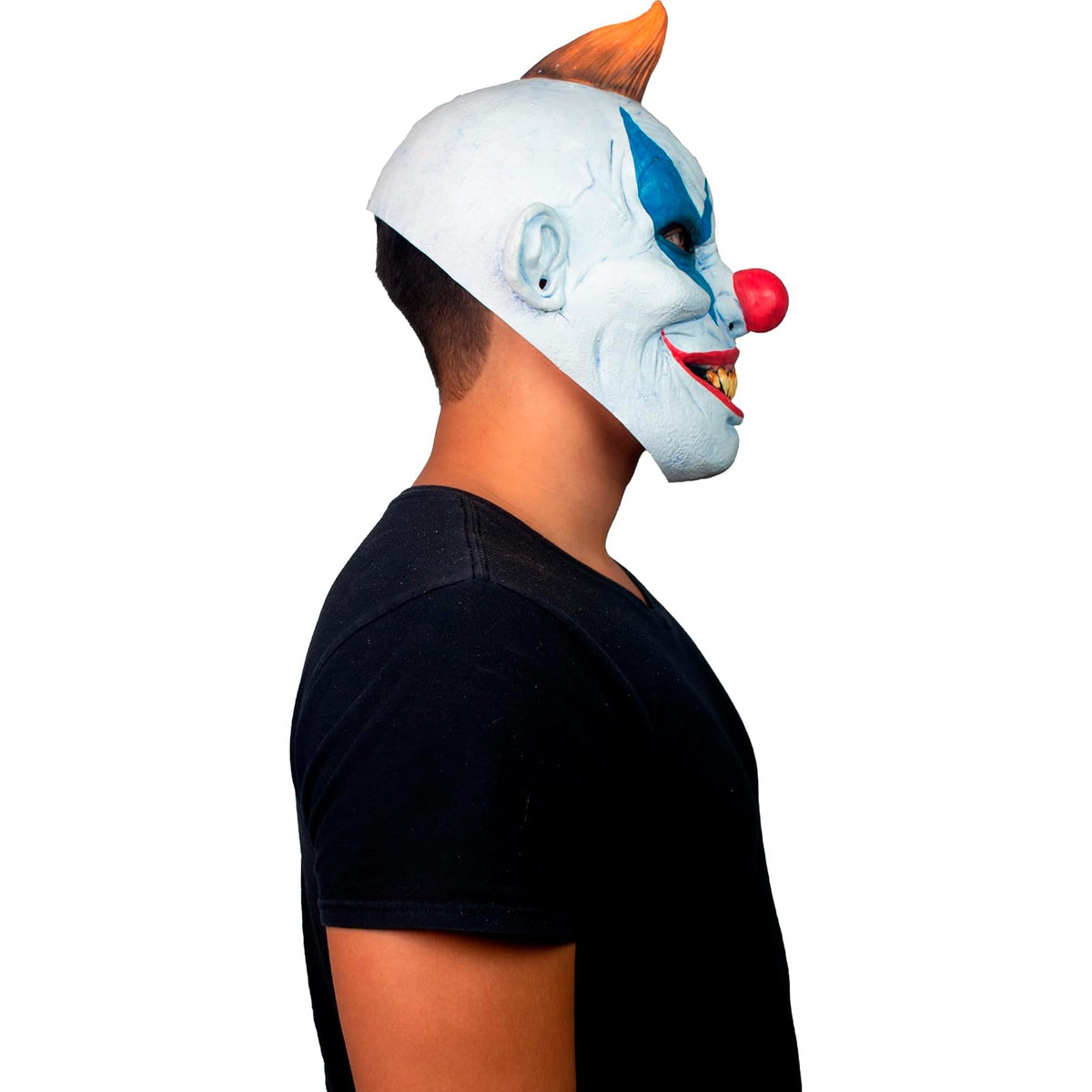 Ghoulish Productions Máscara Clown, Accesorio de Cosplay Payaso Malevolo, Máscara de Payaso Malo Ideal para Halloween