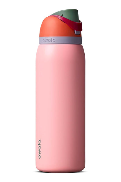 Owala FreeSip Botella de Agua con Popote de Acero Inoxidable, 32-40 oz - multicolor - fantasía (Sugar High) - 40 Ounces