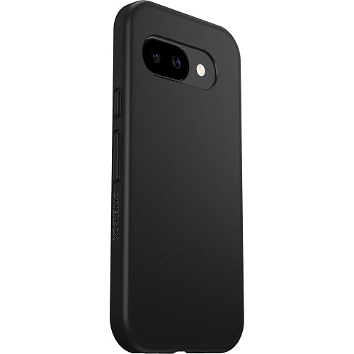 OtterBox Funda Protectora contra caídas para Google Pixel 9a, React Series Probado según el estándar Militar y Protector de Pantalla de Cristal confiable, Color Negro