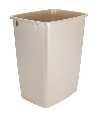 Rubbermaid cubeta de Basura pequeño para Cocina, baño, Cesta de Basura Debajo del Fregadero, plástico, Galletas, 9 galones