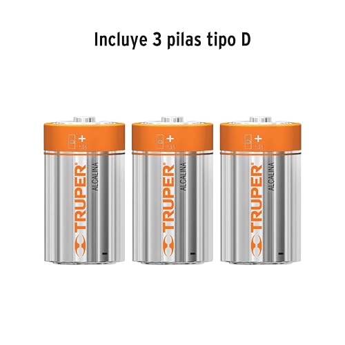 Truper Expert LINA-3DN, Linterna de pilas, 530 lúmenes, LED Cree alta luminosidad