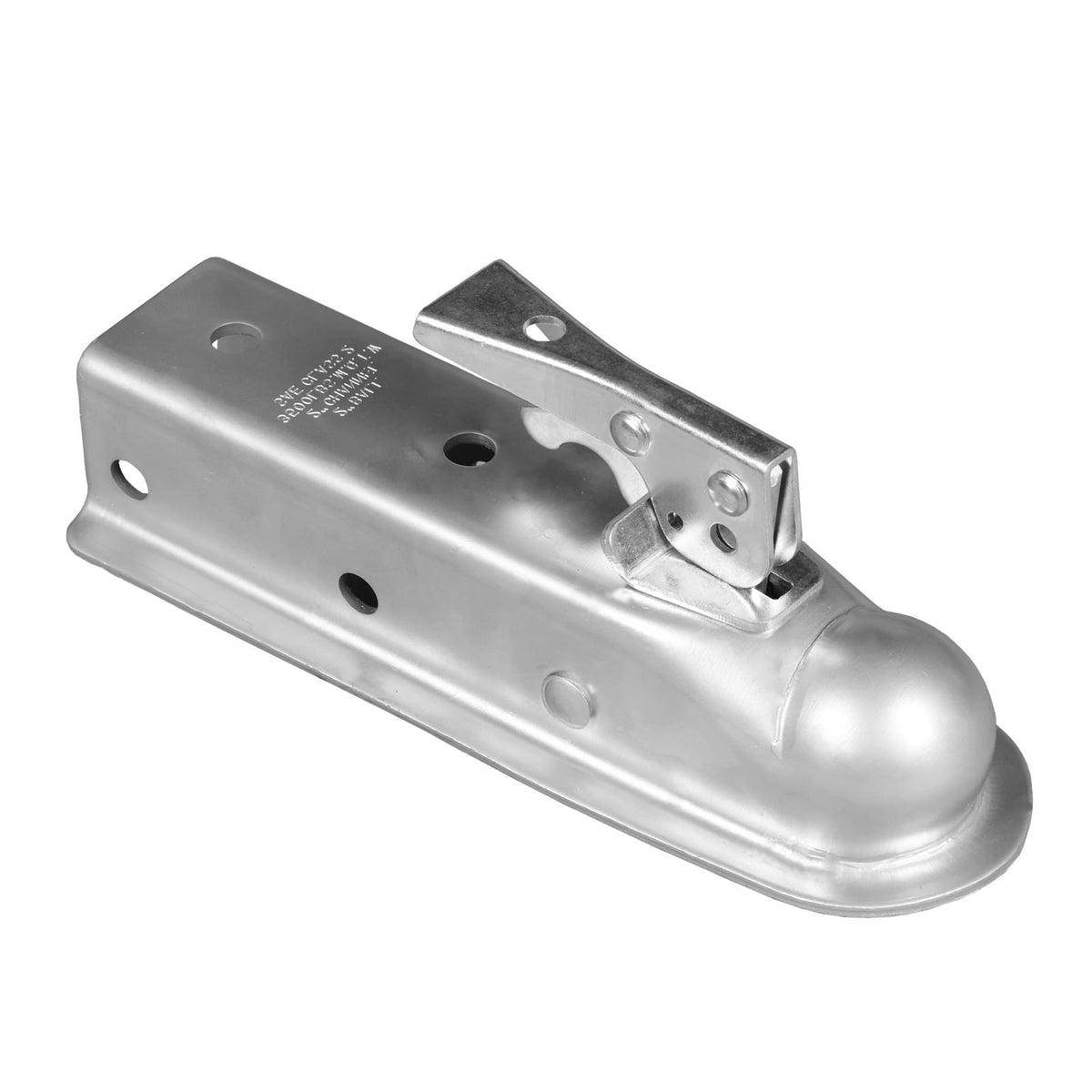 Torin Acoplador de Lengueta de Remolque ATRHCL004B | Recto, para canal de 2 pulg y bola de enganche de 2 pulg, 3 lb