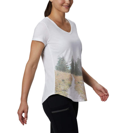 Columbia Piney Falls - Playera de Manga Corta Camiseta para Mujer