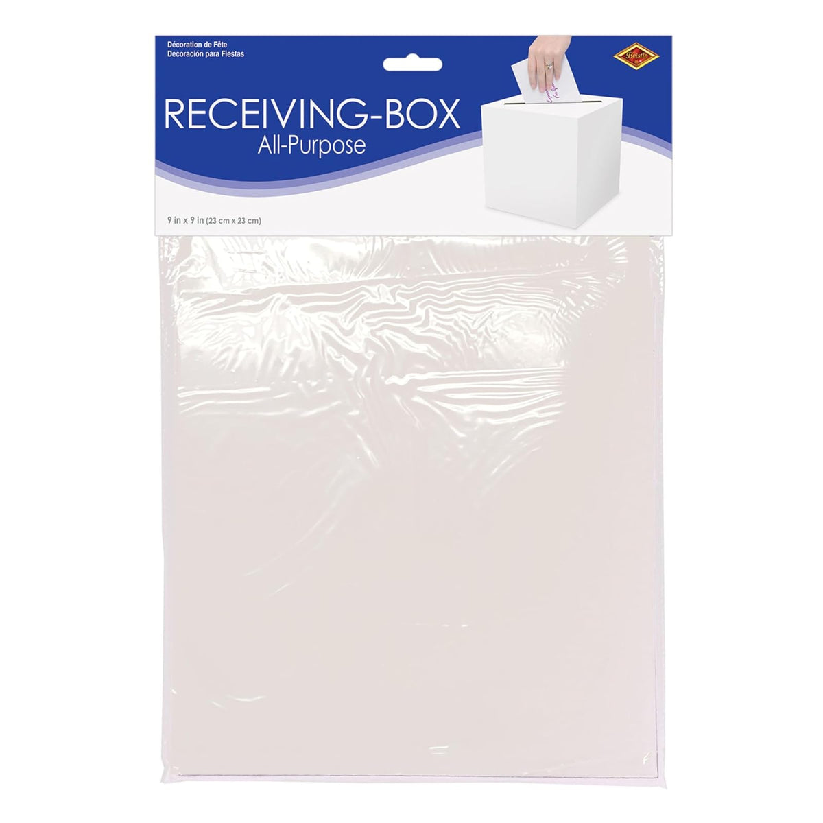 Beistle 54390 All-Purpose Card Box, 9 inch by 9 inch