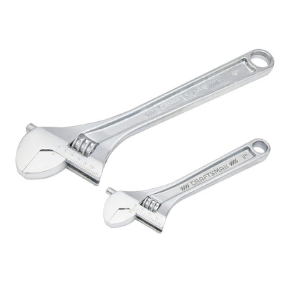 Craftsman Juego De Llaves Ajustables De Acero, 2 Piezas (CMMT12006)
