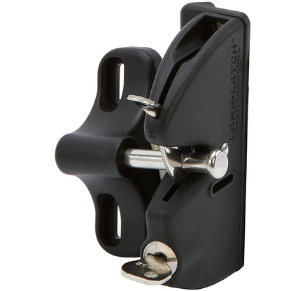 National Hardware N346 – 201 lokklatch automática llave puerta Lock Latch, 4 – 9/40,6 cm Color Negro, Actualizado embalaje, National empaque, 4-9/16", Negro
