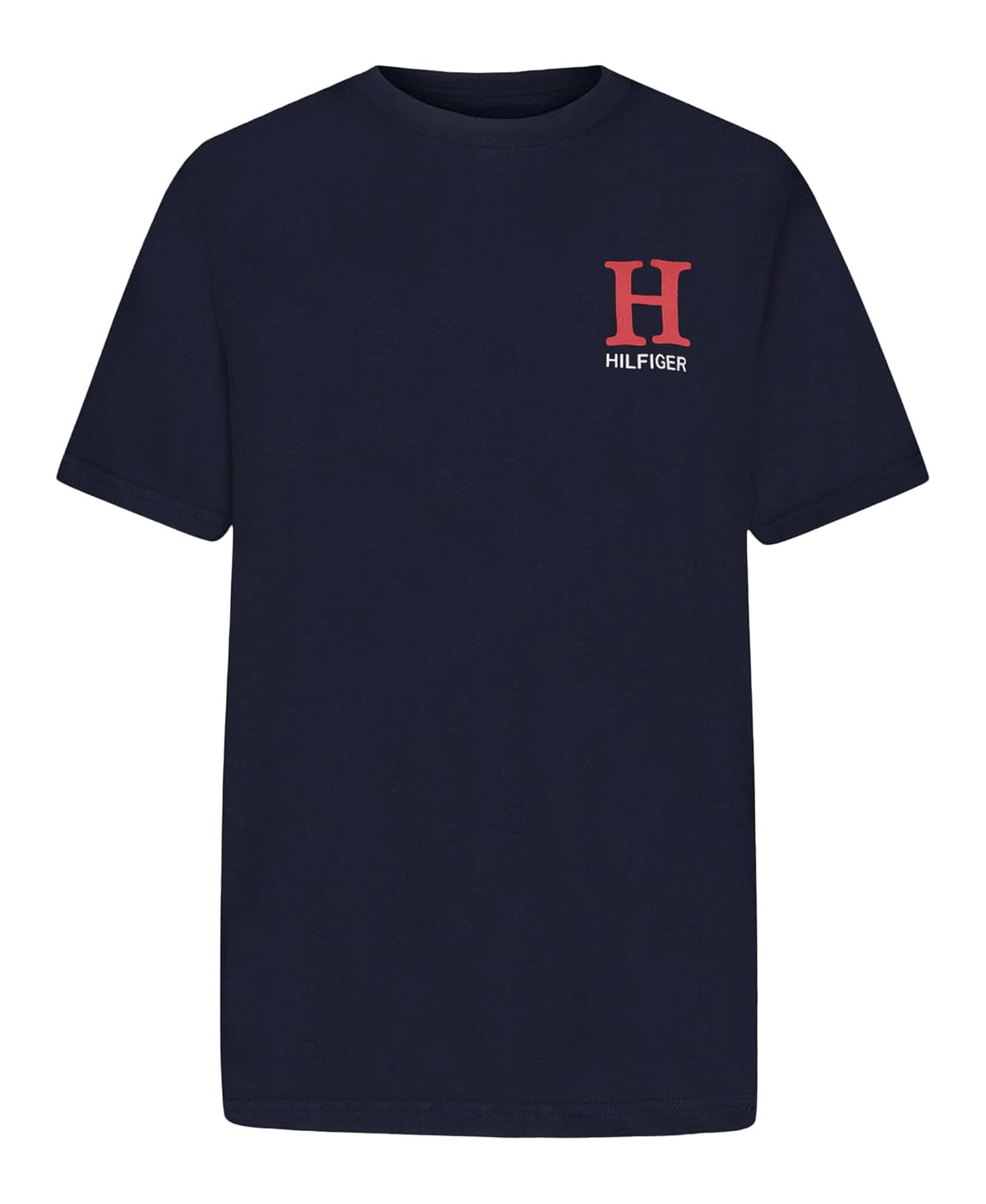 Tommy Hilfiger - Playera de Manga Corta para niño - 18-20 - Blazer azul marino mate