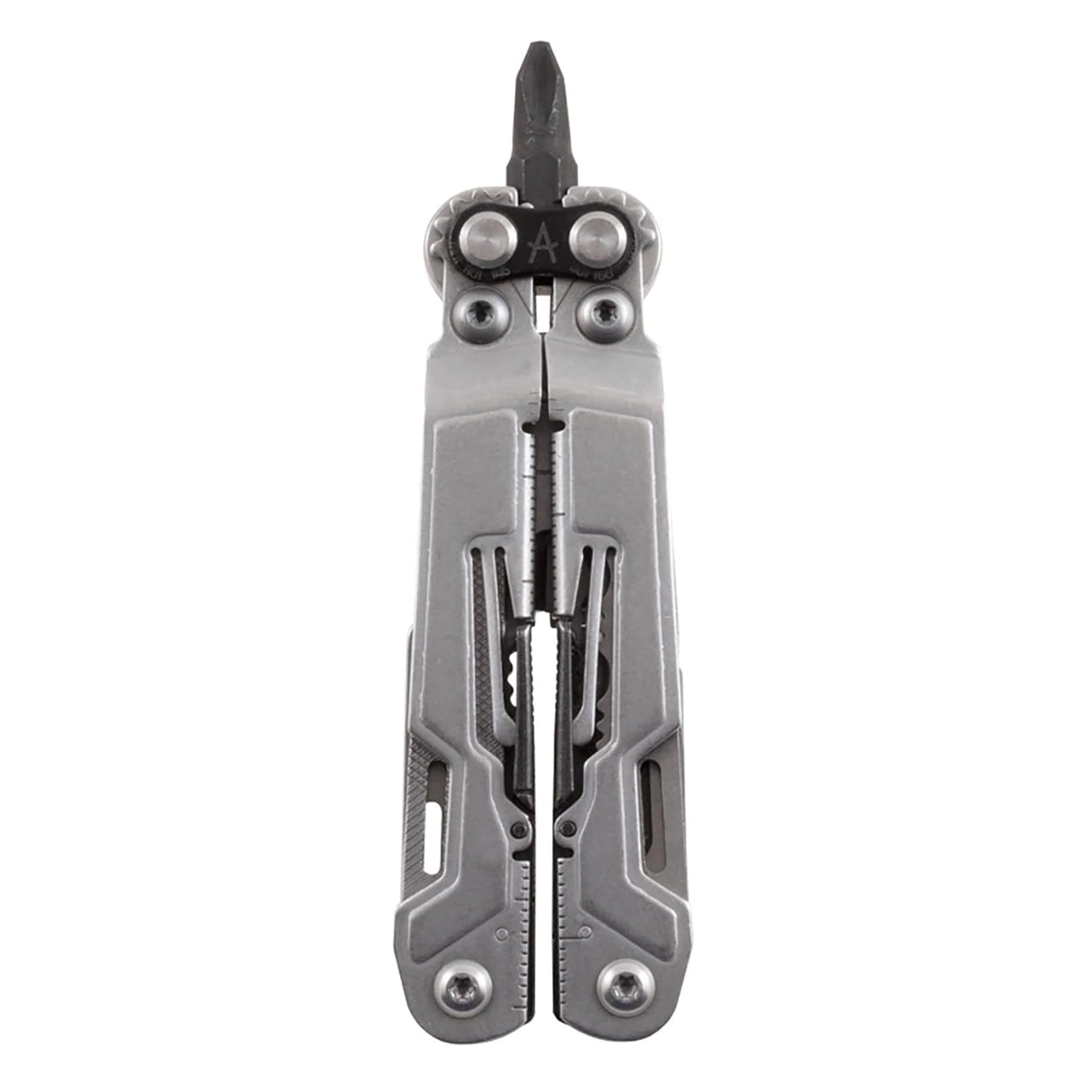 SOG PowerPint Mini Herramienta compacta de Acero Inoxidable | 18 Herramientas Ligeras Especiales y Pinzas Multiherramienta SOG Cuchillo de Bolsillo, Lavado a Piedra