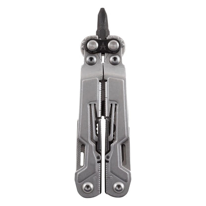 SOG PowerPint Mini Herramienta compacta de Acero Inoxidable | 18 Herramientas Ligeras Especiales y Pinzas Multiherramienta SOG Cuchillo de Bolsillo, Lavado a Piedra