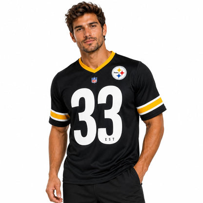 NFL Fan T-Shirt Pittsburgh Steelers Negro para Hombre