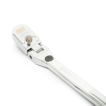 GEARWRENCH 81297 - carraca de cabeza flexible con bloqueo de 3/8 pulgadas con agarre completo