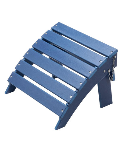 VEVOR Adirondack otomano, 15.7 pulgadas de largo x 18.9 pulgadas de ancho x 13 pulgadas de alto, otomana Adirondack plegable, resistente a la intemperie para silla Adirondack, ampliamente utilizado