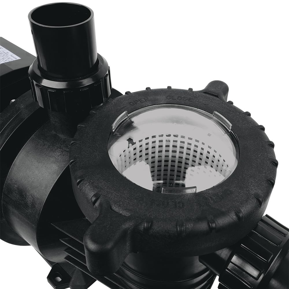 Igoto BP-1 Bomba de Piscina 1 HP 325W IP65 para Alberca Alto Flujo 325 L/min Altura 12 m Silenciosa y Potente Multivoltaje 110/220V Conexión 2” NPT Uso Doméstico y Filtración