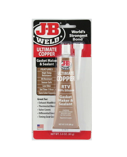 J-B Weld Sellador de Silicona RTV 85 g - Café - 3 Ounces