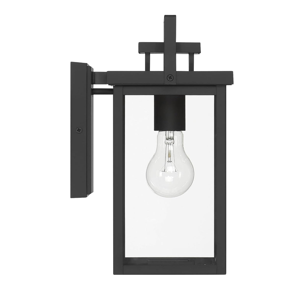 Hunter Fan, Colgante de pared Timbergrove Negro Mate para Exterior 1 Luz 11 pulgadas