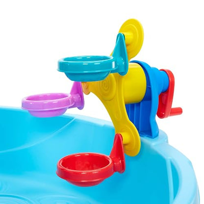 Little TIKES, Spinning Seas Water Table, Mesa de Agua para Niños, con Noria y Lanzador de Bolas, Juguetes Interactivos