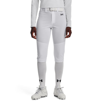 Under Armour Pantalón de Softbol para Mujer - blanco - 2XL