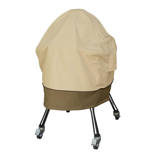 Classic Accessories Veranda Kamado - Cubierta para Parrilla de cerámica Resistente al Agua de 22 Pulgadas