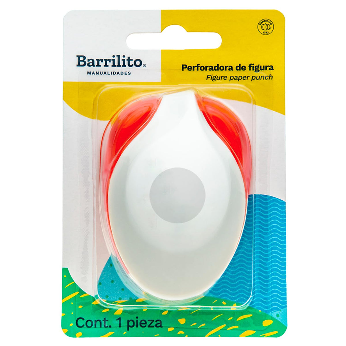 Barrilito Perforadora de Figuras Jumbo 5 cm, PF019J - 5 CM - CÍRCULO