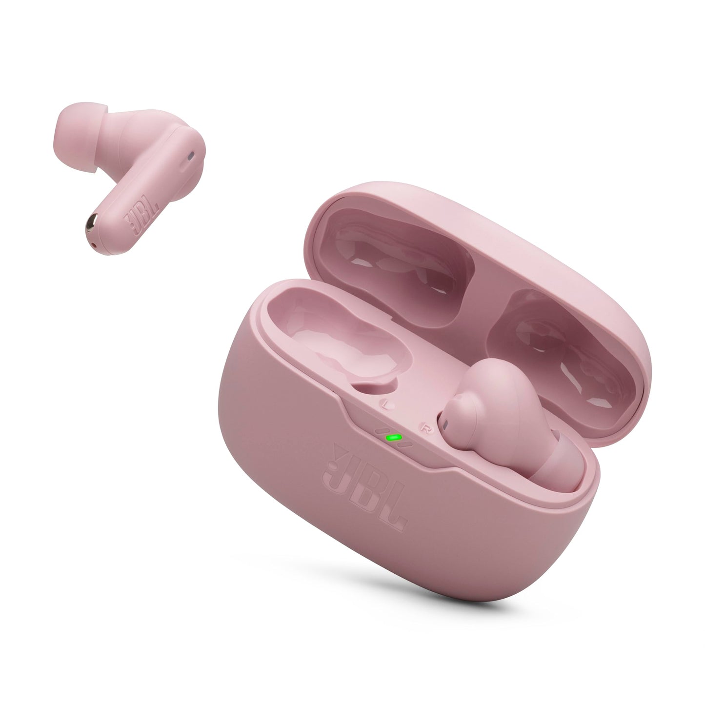 JBL Vibe Beam 2 Audífonos Inalámbricos Bluetooth, Drivers 8mm, Reproducción 40 Horas, Resistentes al Agua y al Polvo IP54 - Rosa