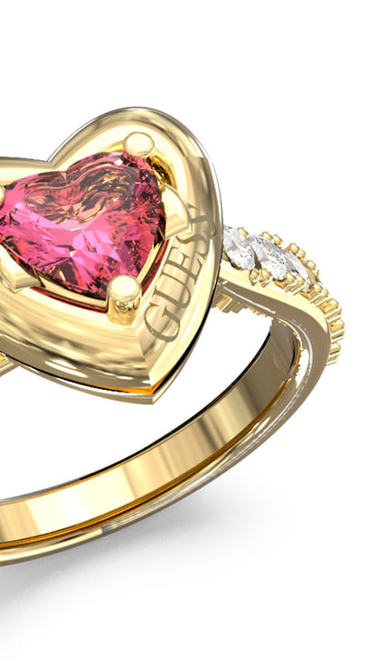 GUESS Anillo para Mujer BELOVED color Dorado