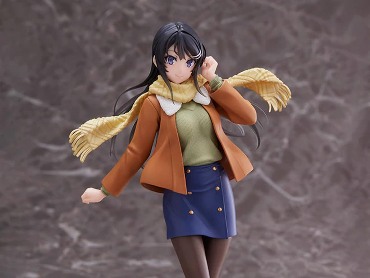 Taito Rascal Do Not Dream of A Dreaming Girl: MAI Sakurajima Figura Coreful (versión de Ropa de Invierno)