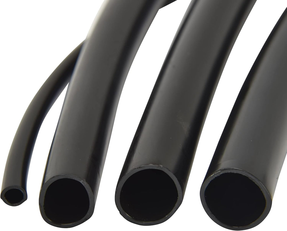 Raindrip 100050211 Negro 016010T Tubo de 1/4 Pulgadas por 100 pies, 1