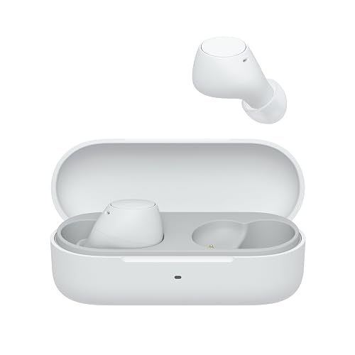 Sony WF-C510 Auriculares Bluetooth intrauditivos, hasta 22 Horas de batería, conexión multipunto, micrófono y Resistencia al Agua, Color Blanco
