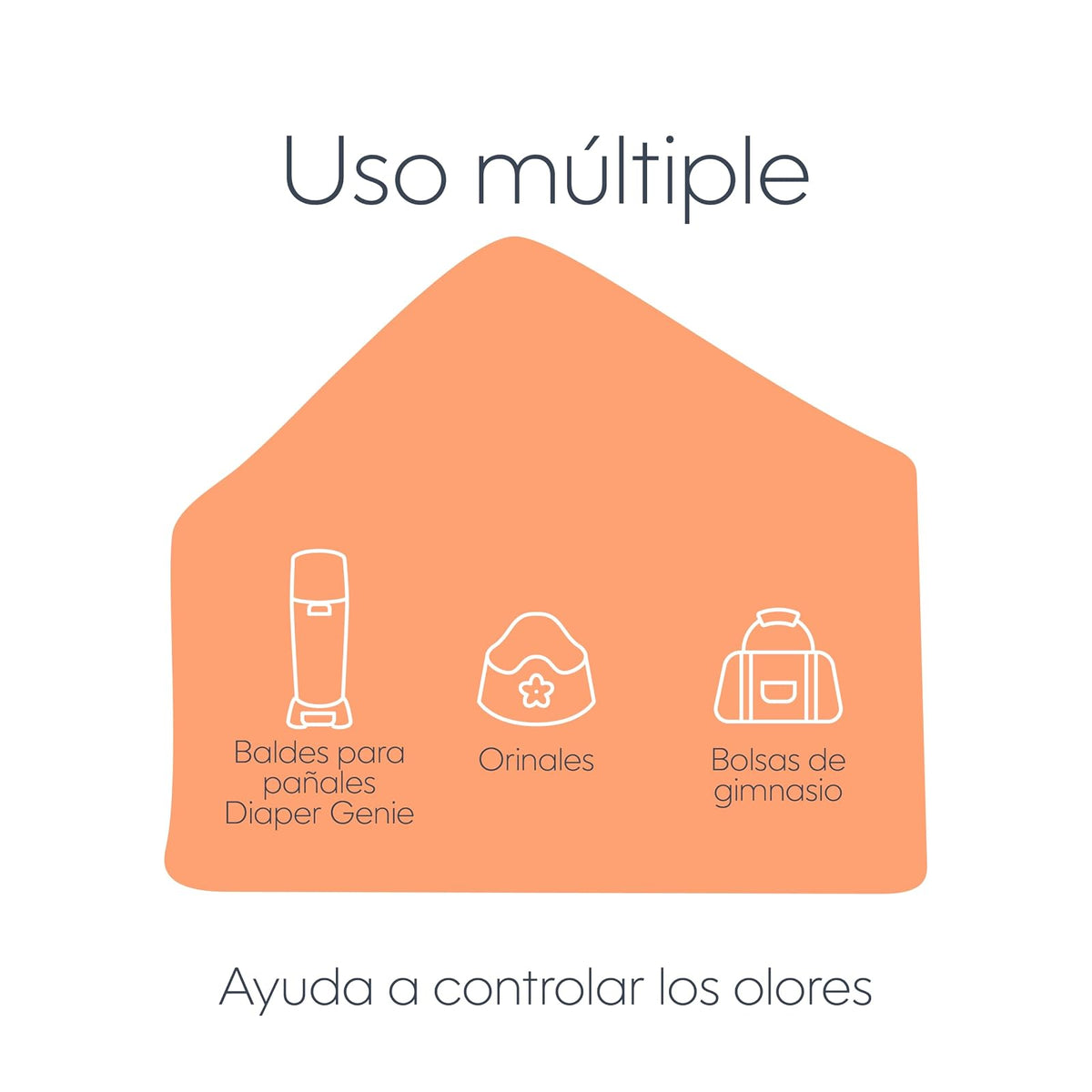 Filtros de Carbón Diaper Genie| Paquete de 4 | Compatible con los botes Diaper Genie Complete y Platinum