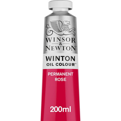 Winsor & Newton Winton Pintura de Óleo 200 ml - Rosa (Permanent Rose 502)