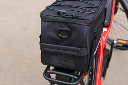 Zéfal Alforja para Porta Bulto Urbano Z Traveler Poliuretano 600D Fijación Universal, Color Negro, 9L