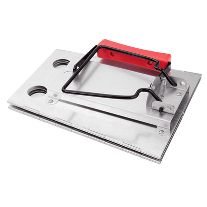 Royal Gourmet - Parrilla Plegable de carbón para Chimenea de Fuego, Color Plateado y Rojo