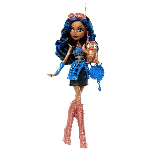 Monster High Skullector Muñeca de Colección Robecca 6+ Años | Línea Creeproduction; figura articulada de estilo retro