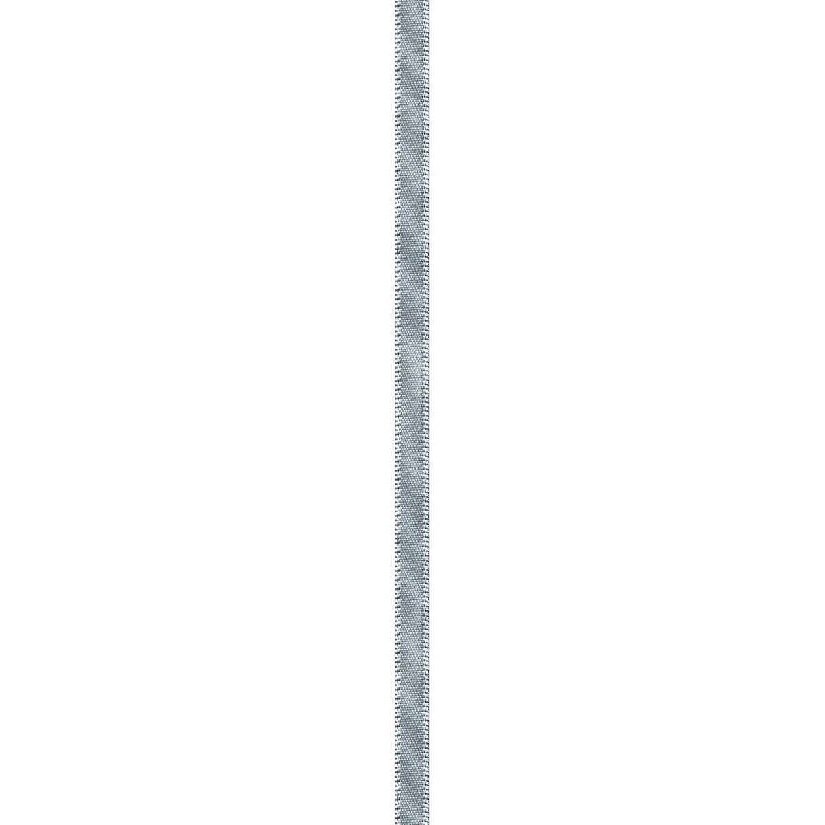 Offray Craft cinta de satén de doble cara, 7/20.3 cm de ancho por 20-Yard carrete, blanco antiguo, Azul claro, 1/4 Inch x 100 Yard, 1
