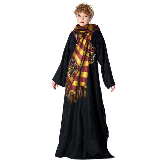 Northwest Company Animales fantásticos, Manta con Mangas Harry Potter Winter Pott 1.22 x 1.8 m, 1