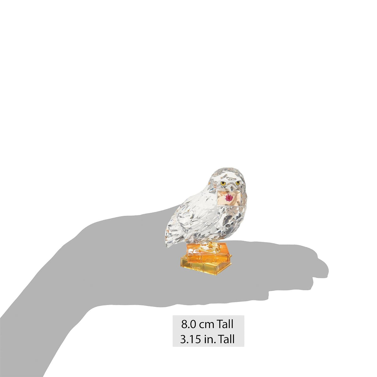 Enesco Facets The Wizarding World of Harry Potter Figura Hedwig El Búho, 3,26 Pulgadas, Multicolor
