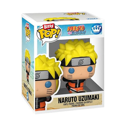 Funko Bitty Pop! 4 Pack: Naruto Shippuden - Team 7 (1 in 6 Chase Chance) | Mercancía Oficial - Mini Figuras de 2.2 cm con Exhibidor - Decoración de Pasteles y Relleno de Piñata
