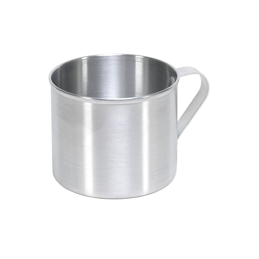 IMUSA USA - Taza de aluminio para uso en estufa o camping (1,25 cuartos), color plateado